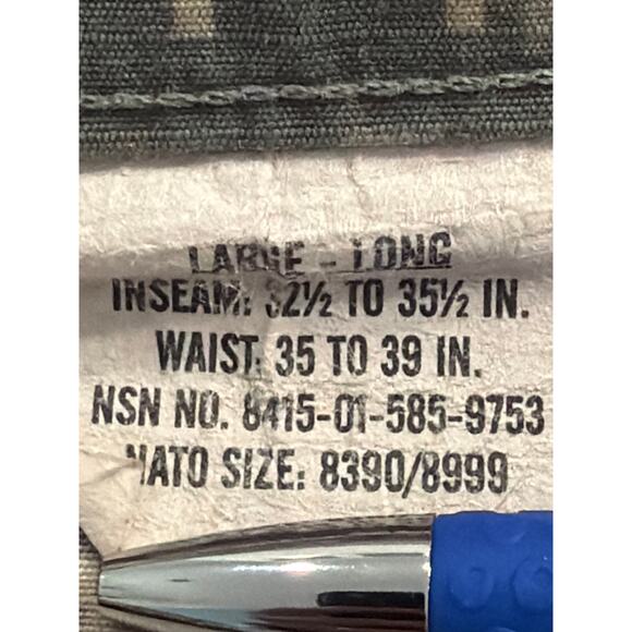 USGI Army Combat Pants ACU's in Universal Camouflage Digital Camo LG Long - Picture 3 of 7